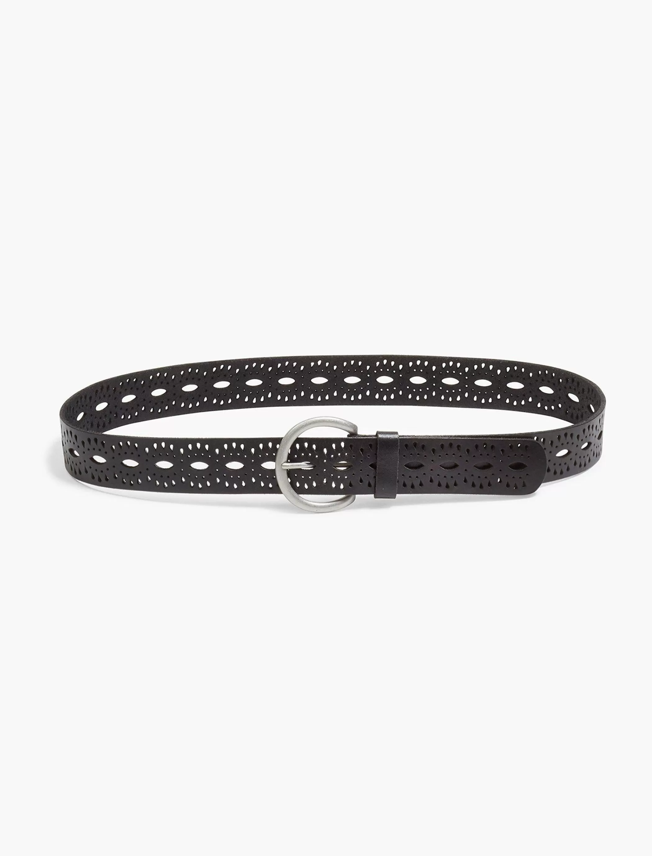 Lucky Brand Belts*beachwood cutout belt black