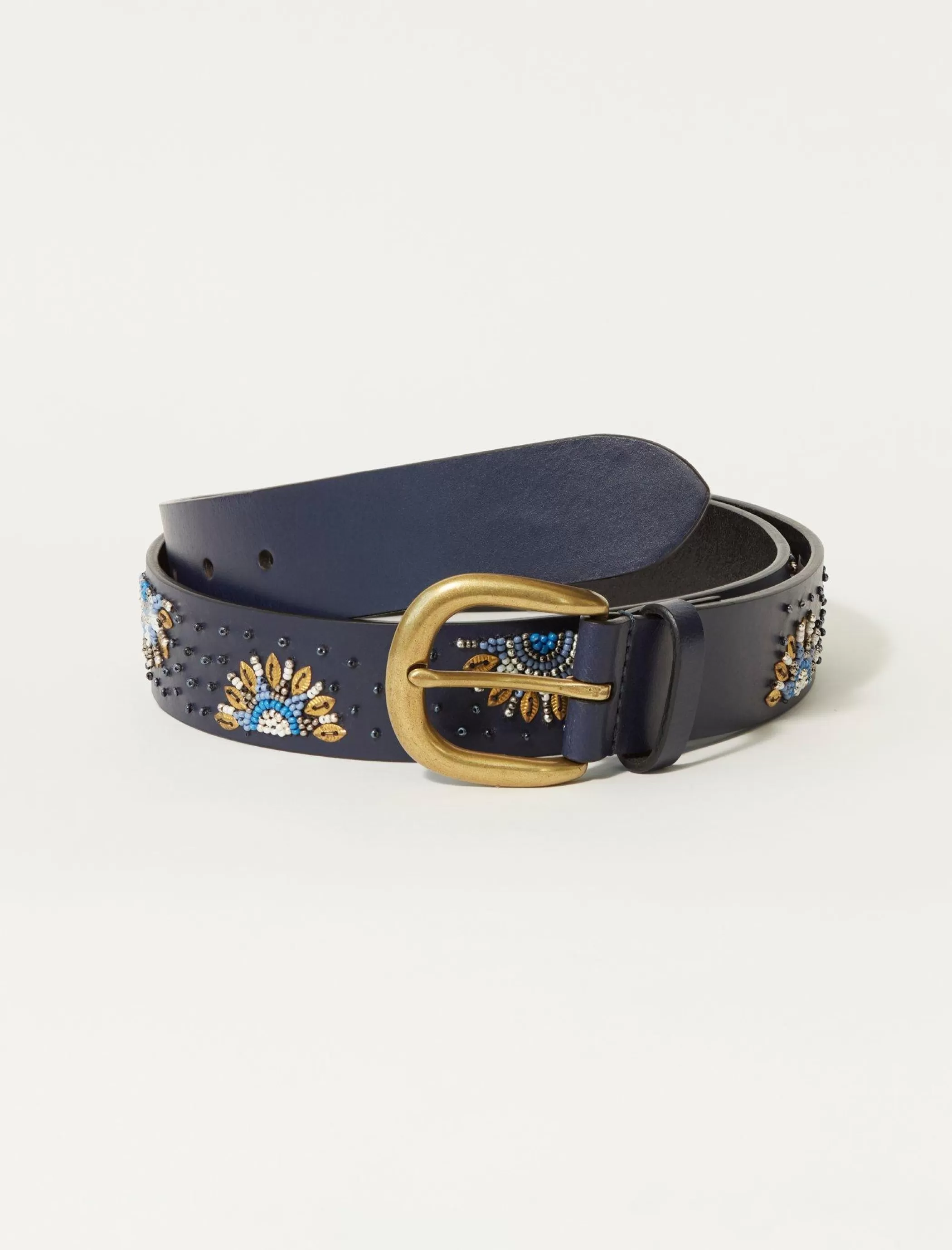 Lucky Brand Belts*blue sunrise beaded belt multi