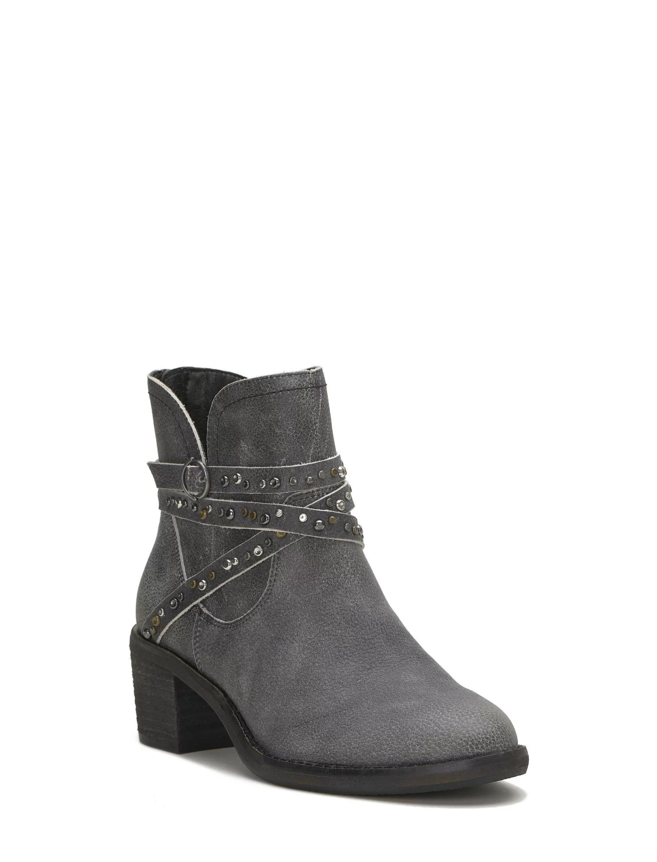 Lucky Brand Shoes*callam studded strap bootie dark grey