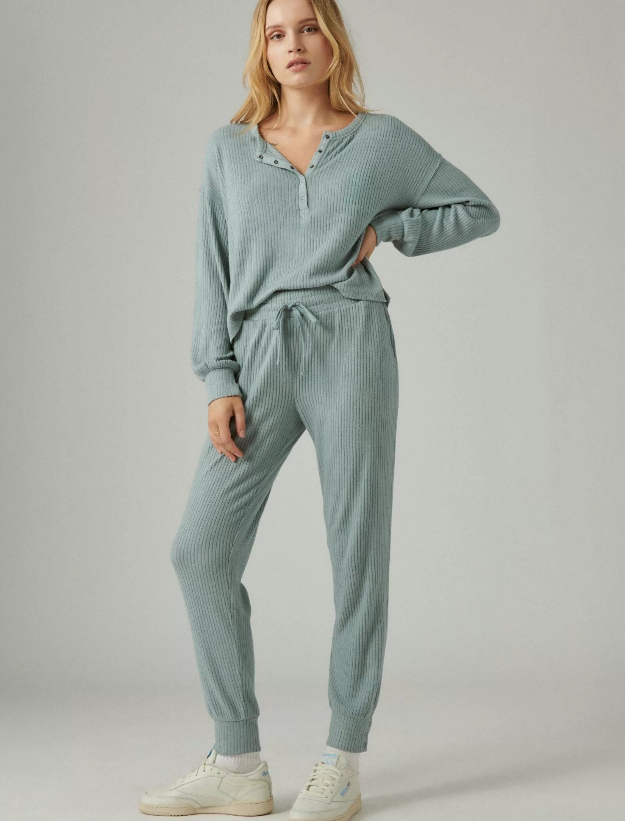 Lucky Brand Activewear*cloud rib jogger lead