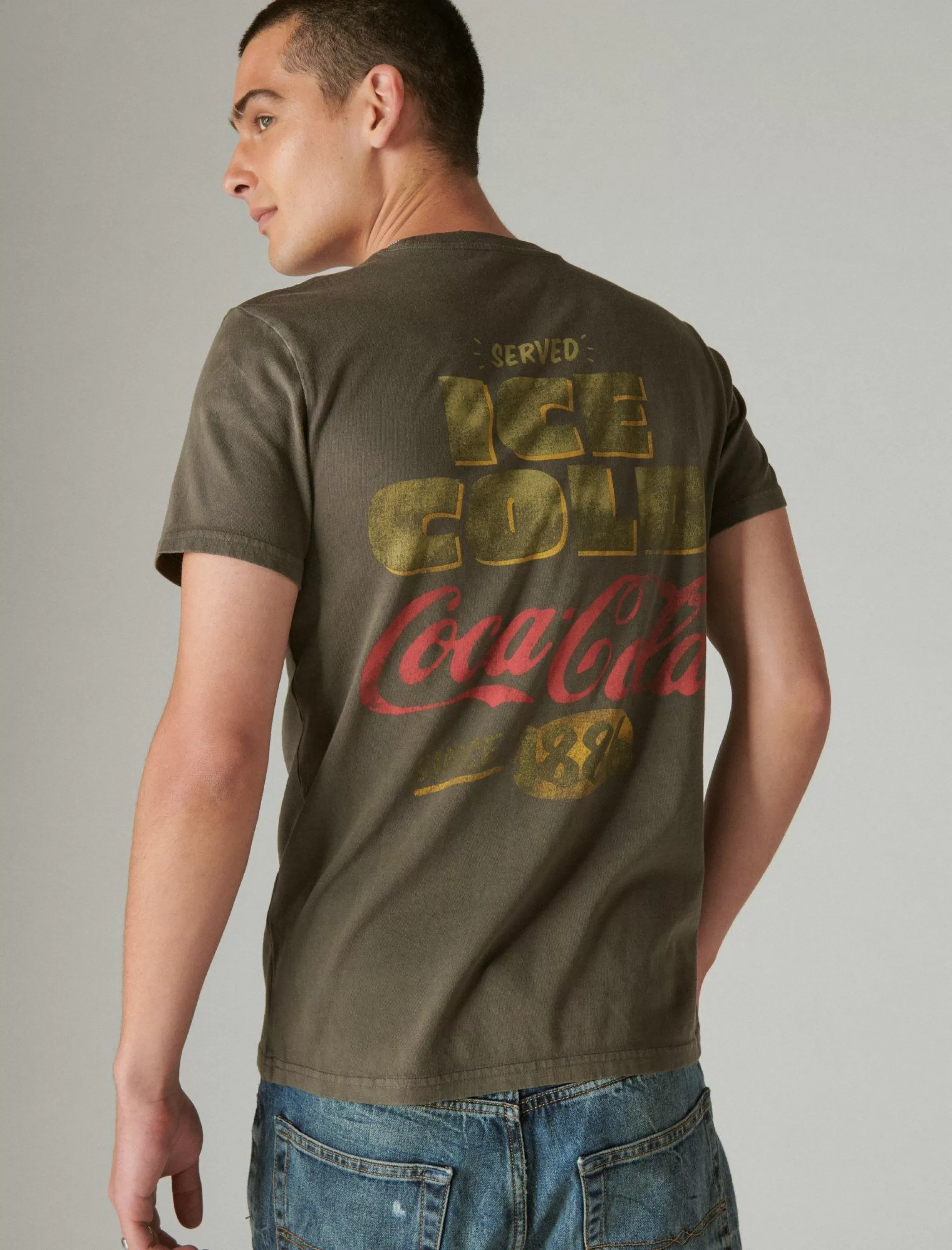 Lucky Brand Graphic Tees*coke ice cold tee beluga