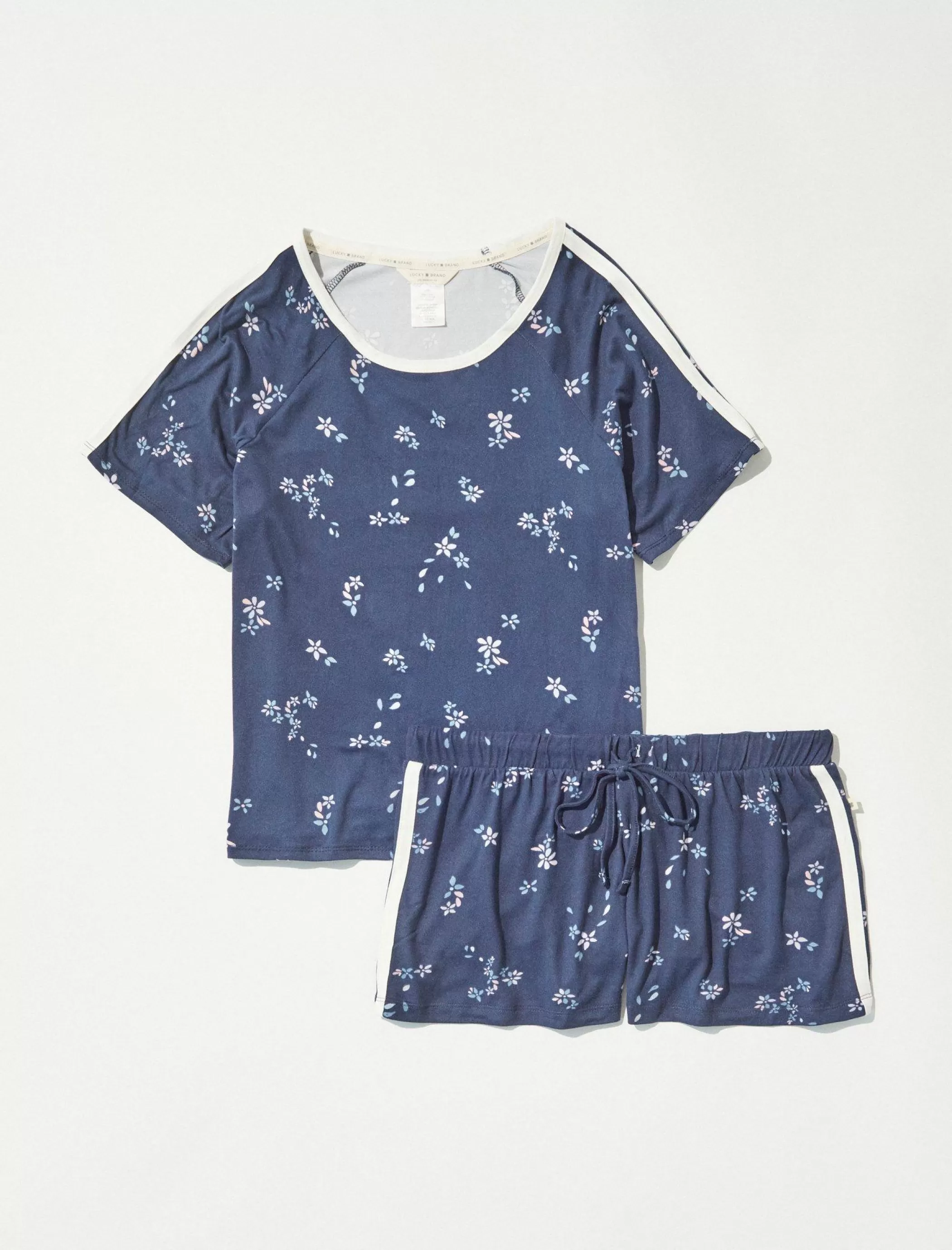 Lucky Brand Intimates & Sleepwear*ditsy floral short sleep set dark blue