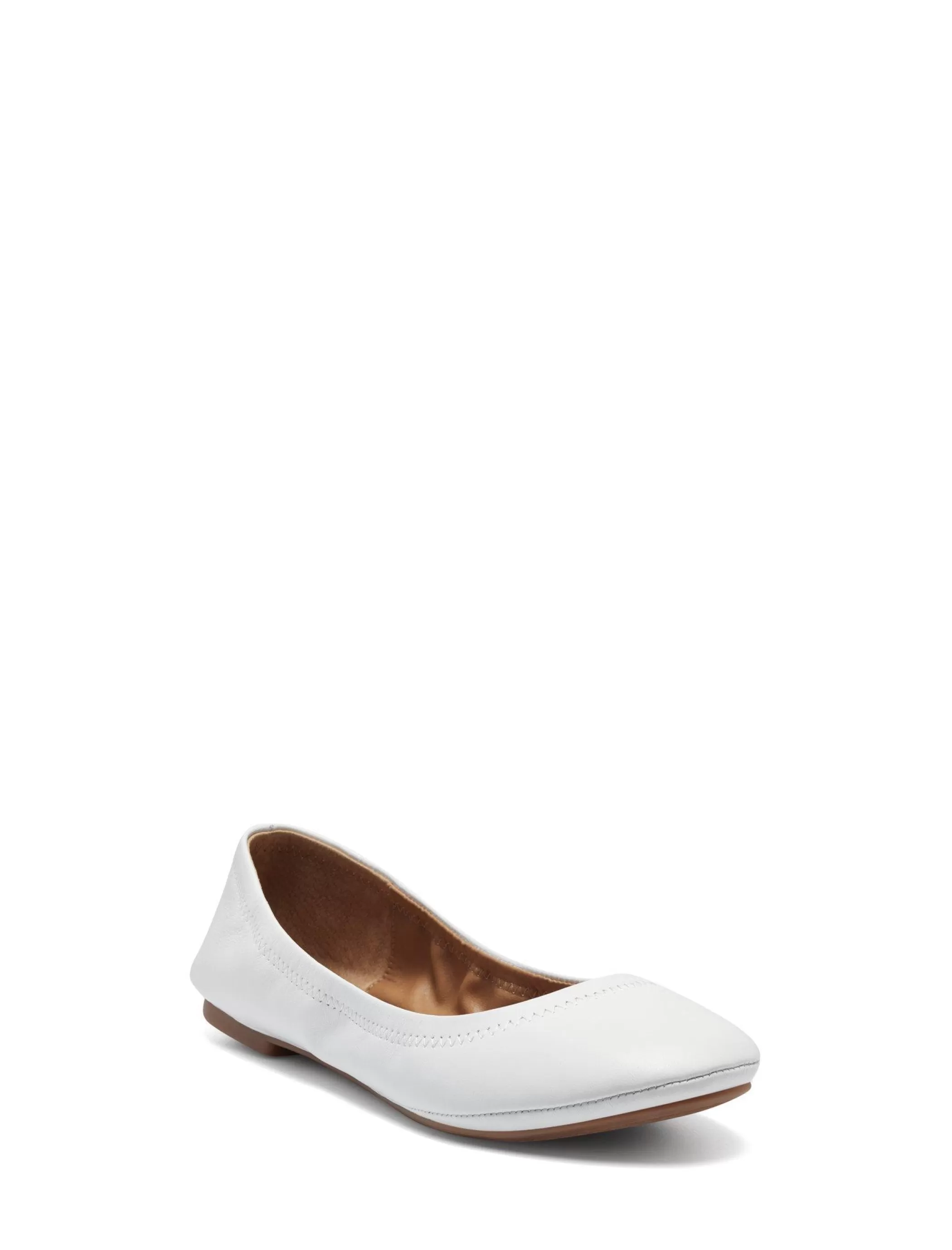 Lucky Brand Shoes*emmie ballet leather flats open white/natural