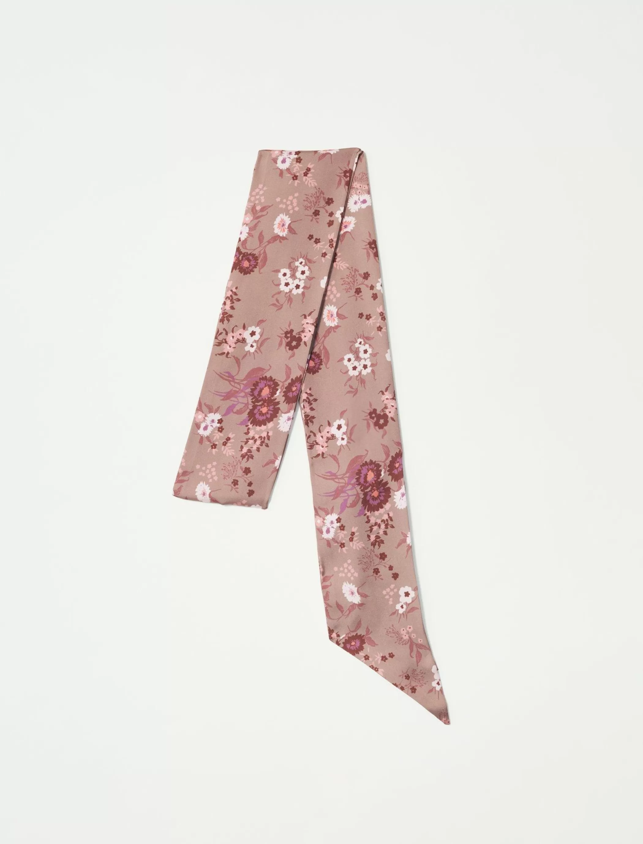 Lucky Brand Scarves & Bandanas*floral silky skinny scarf medium dark pink