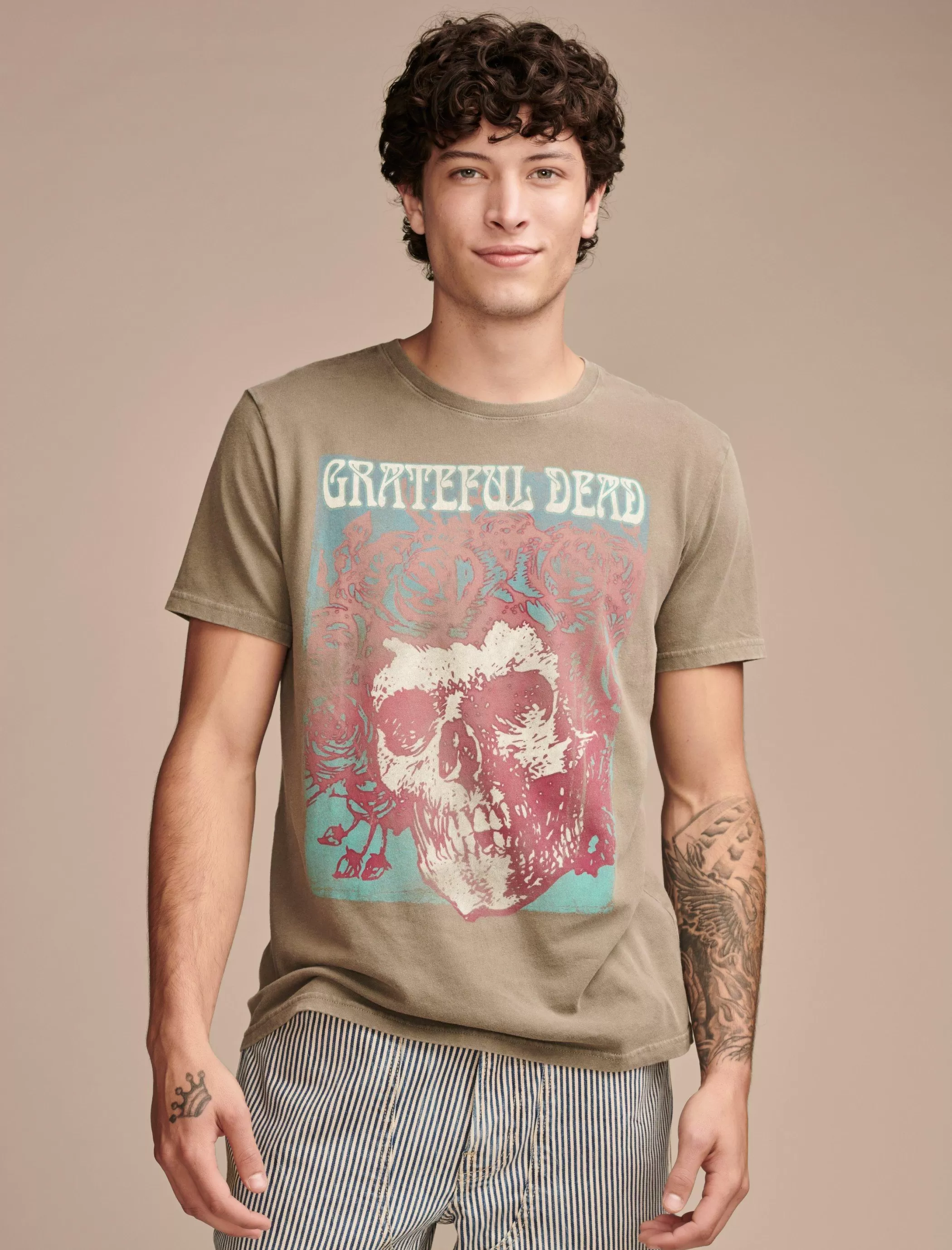 Lucky Brand Graphic Tees*grateful dead poster bungee cord