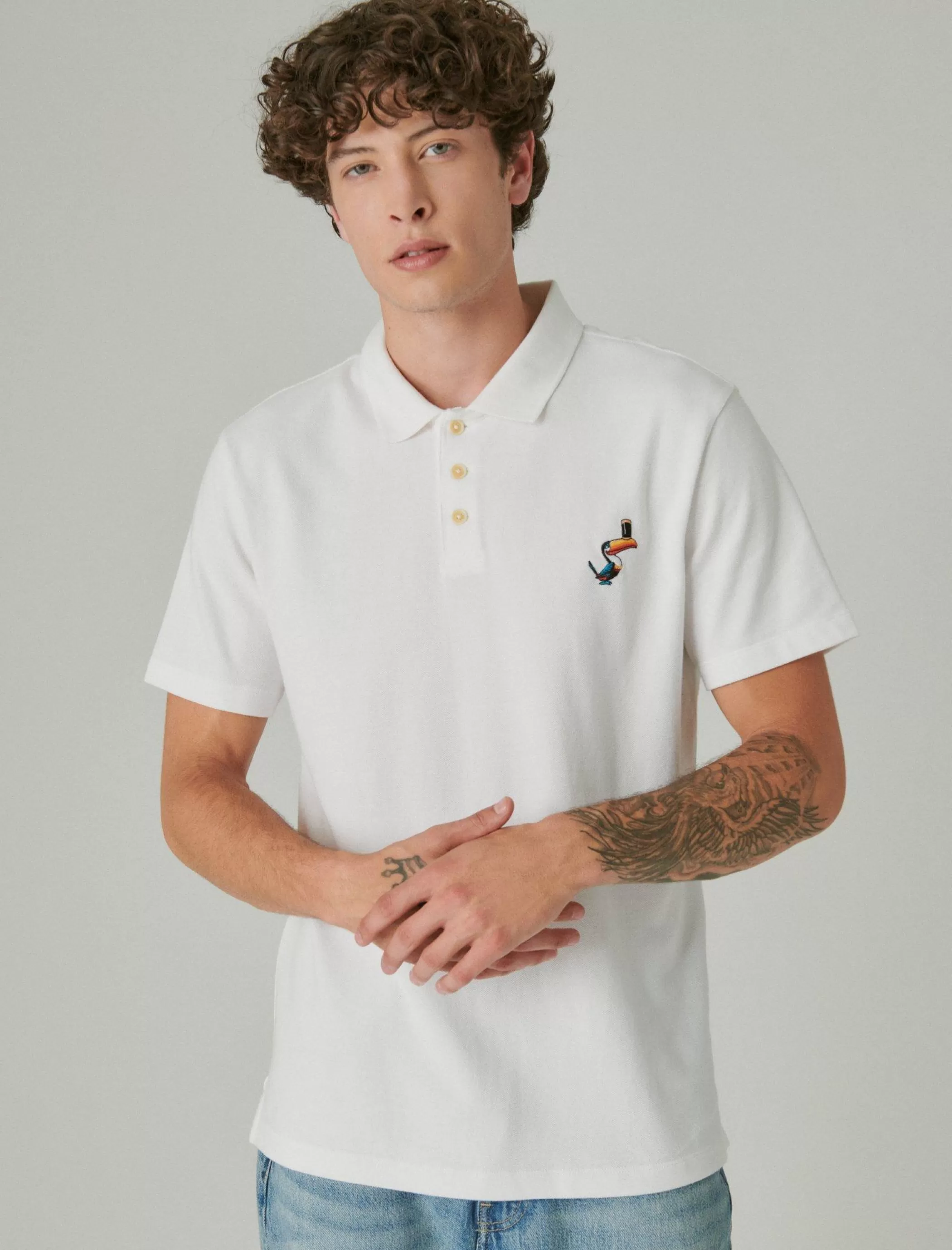 Lucky Brand Shirts & Tops*guinness polo bright white