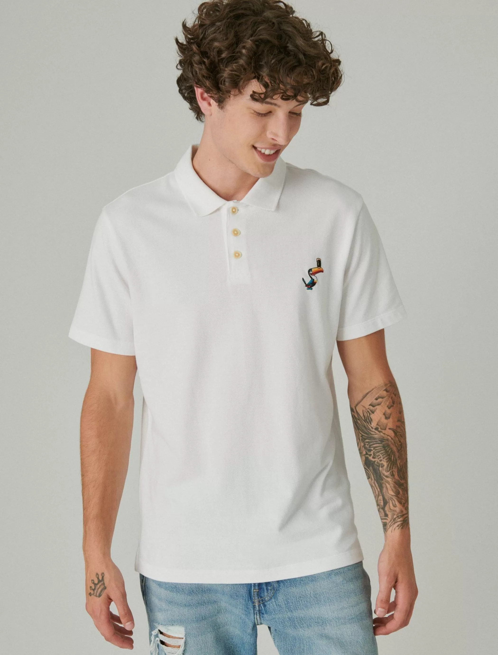 Lucky Brand Shirts & Tops*guinness polo bright white