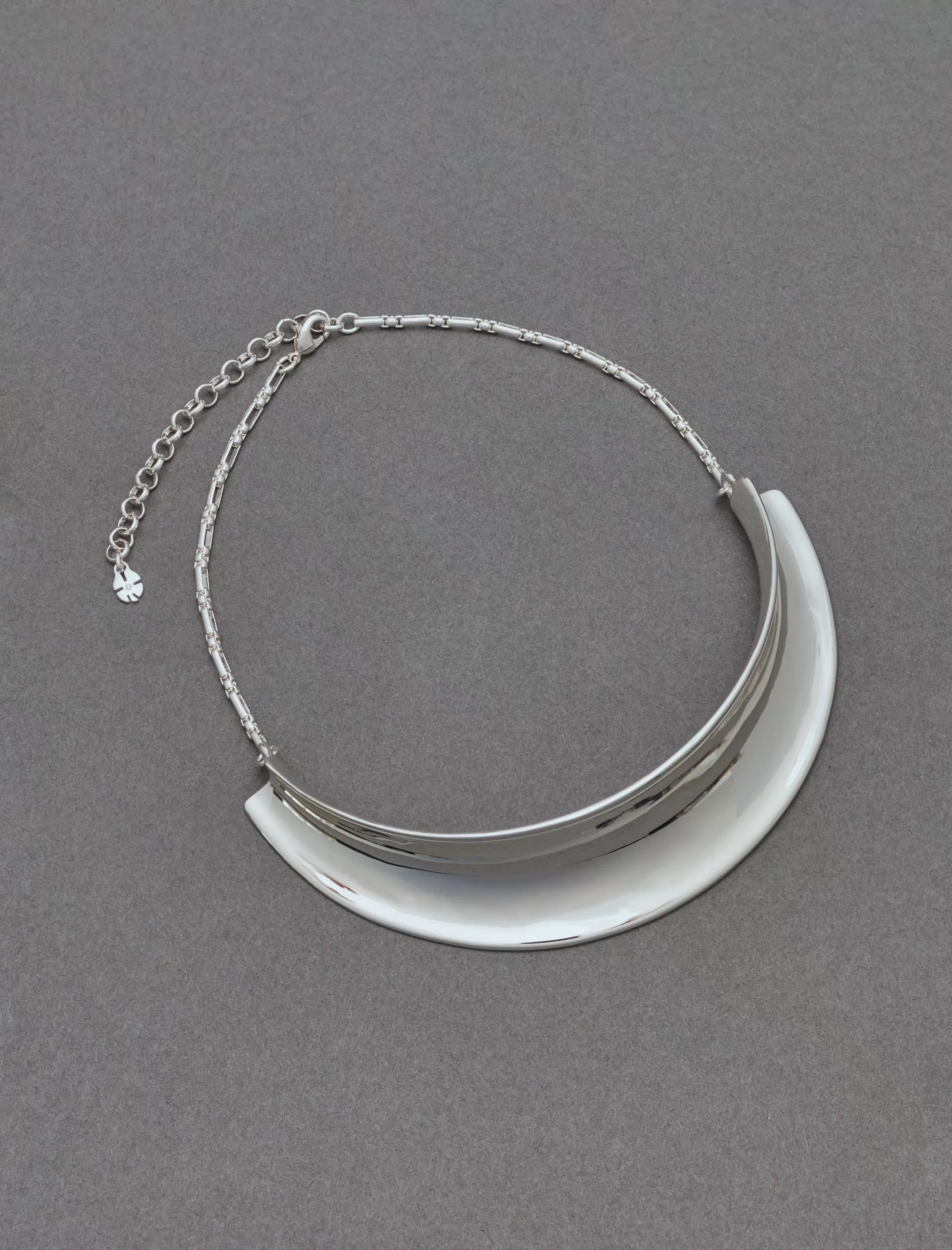 Lucky Brand Jewelry*high shine chunky collar silver