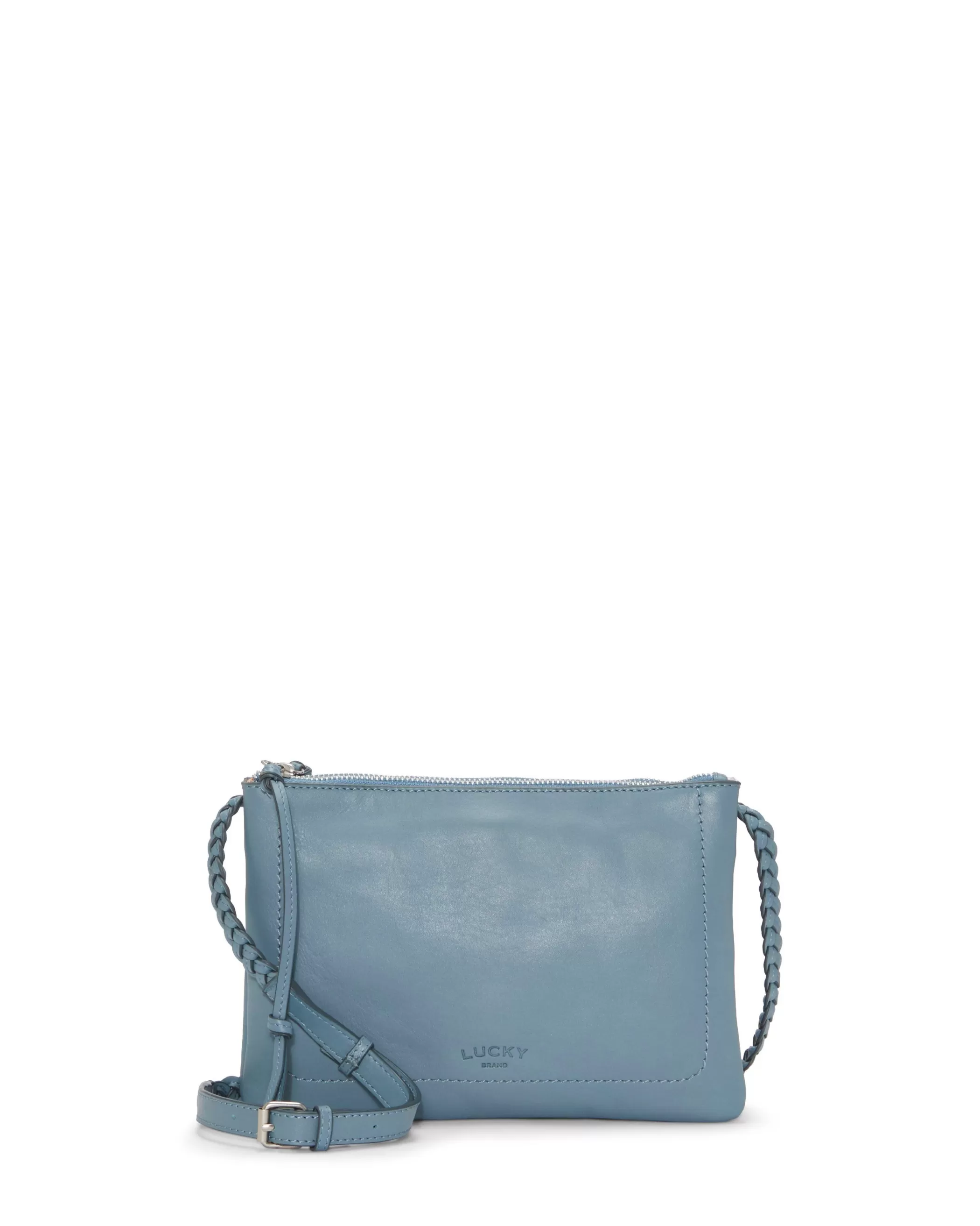 Lucky Brand Handbags*jema crossbody open blue/turquoise