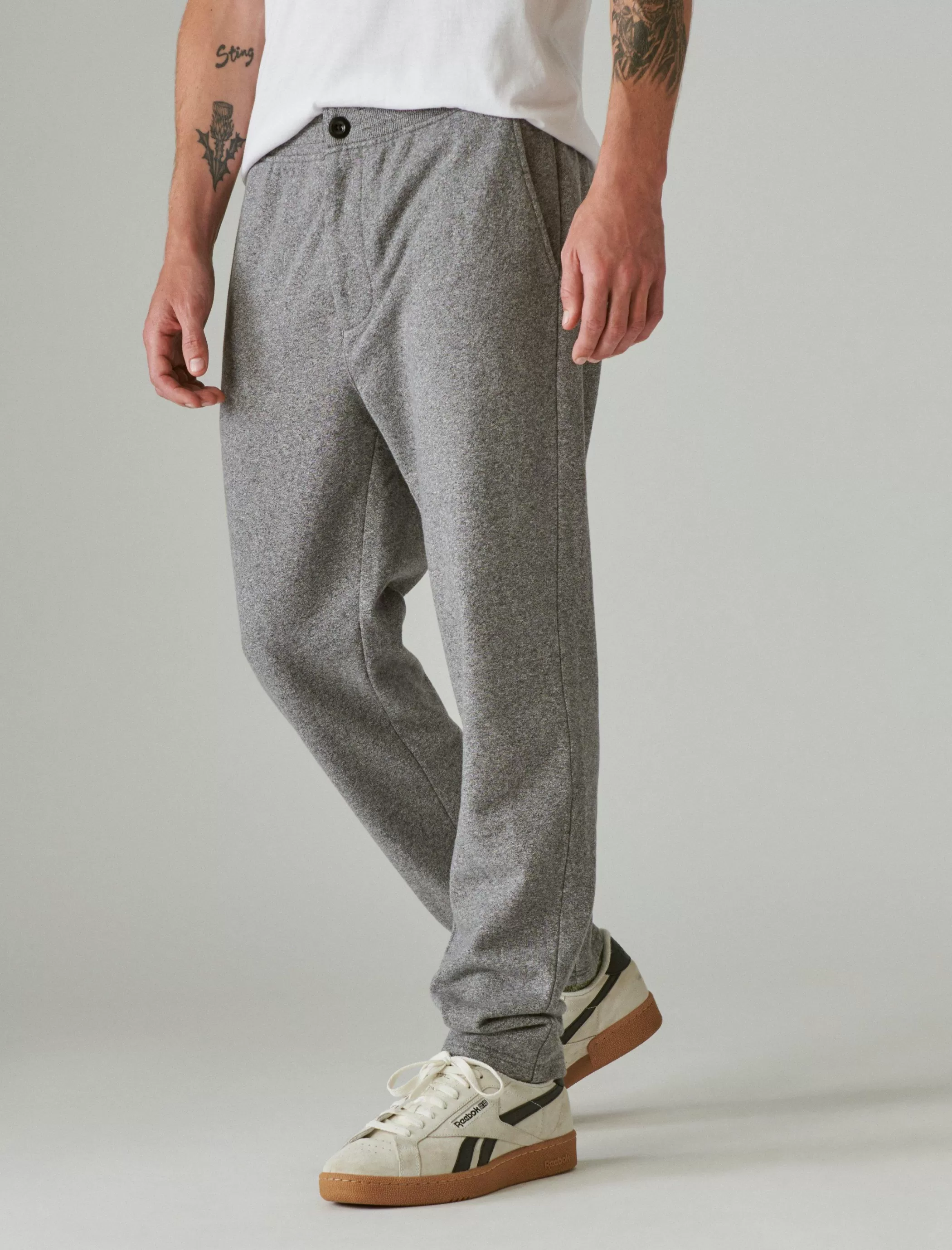 Lucky Brand Activewear*knit pant heather grey