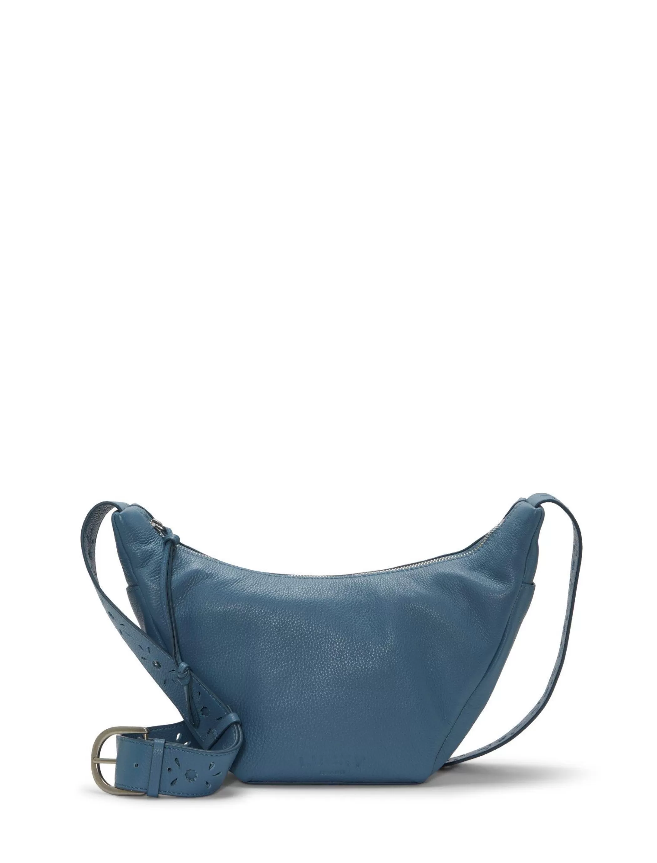 Lucky Brand Handbags*lara leather crossbody open blue/turquoise