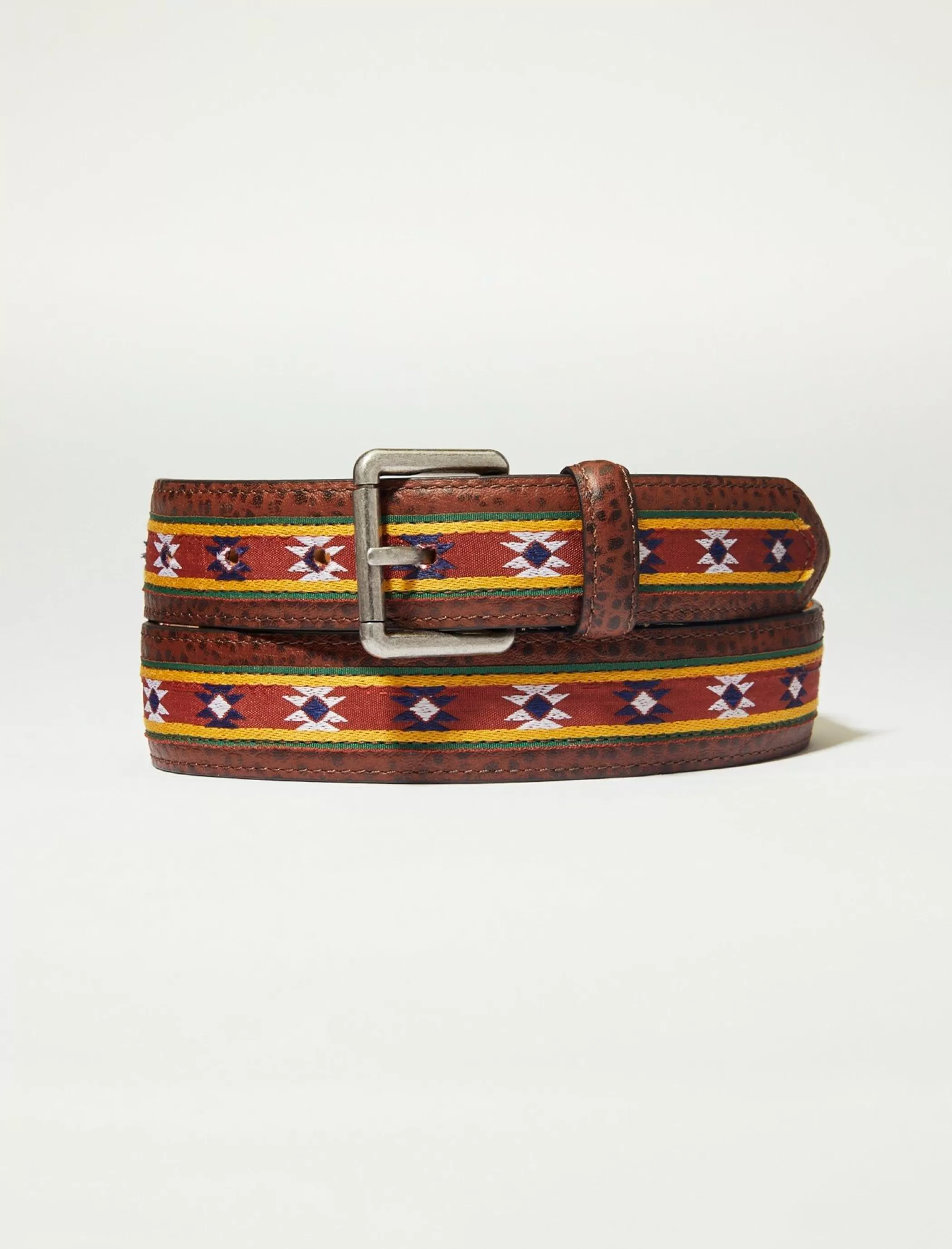 Lucky Brand Belts*mens southwest woven belt multi