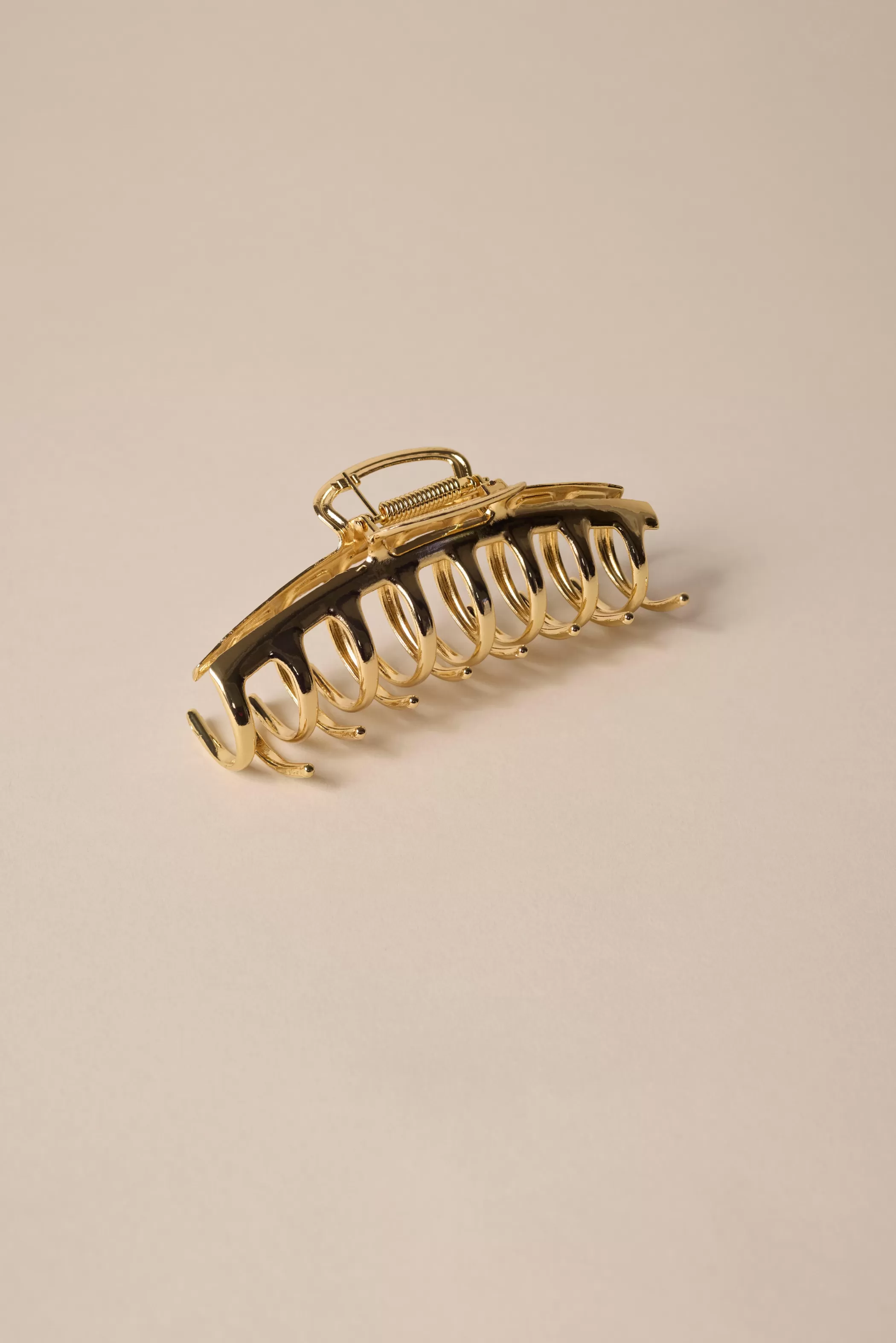 Lucky Brand Hair Accessories*metal claw gold