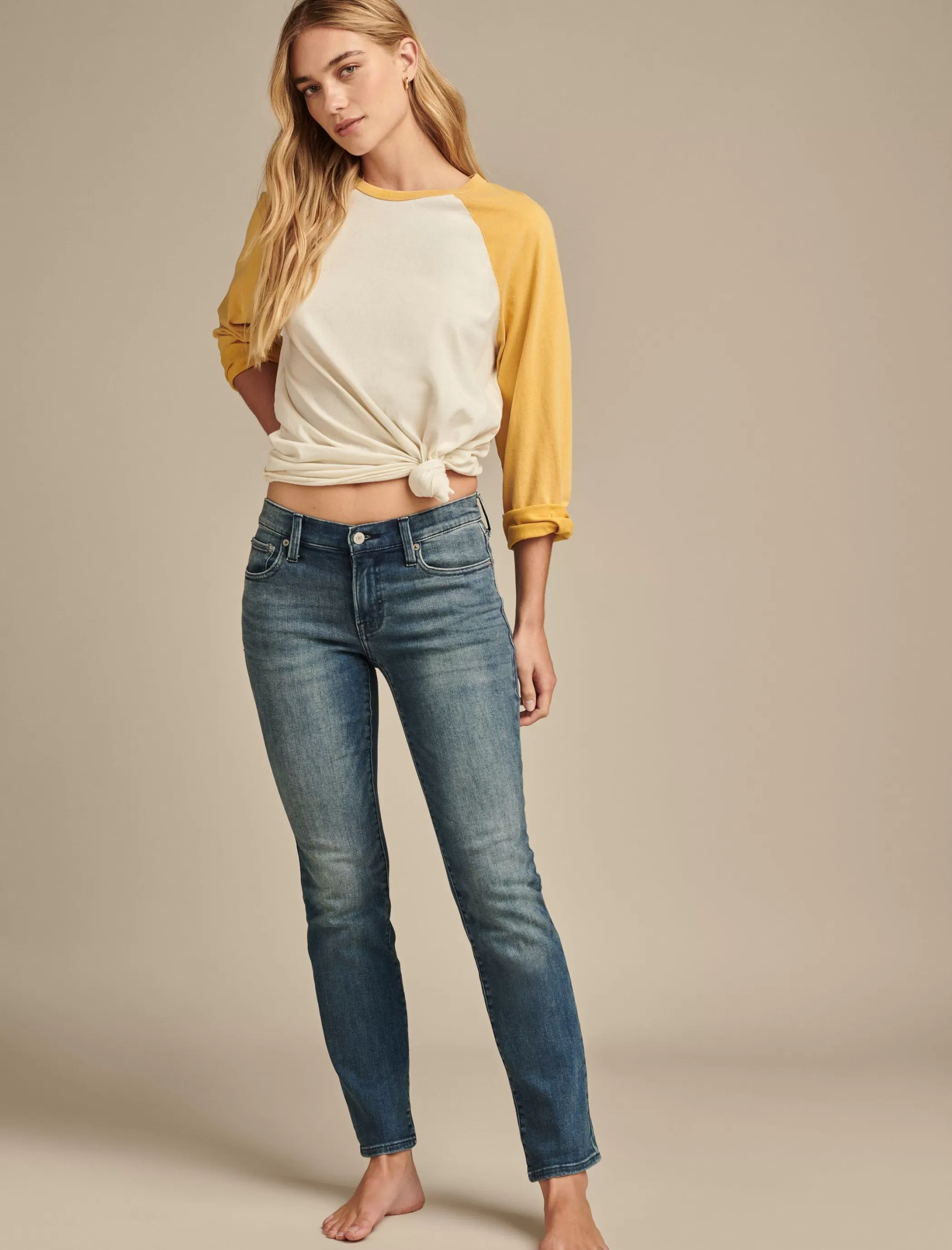 Lucky Brand Jeans | Straight*mid rise sweet straight gemini