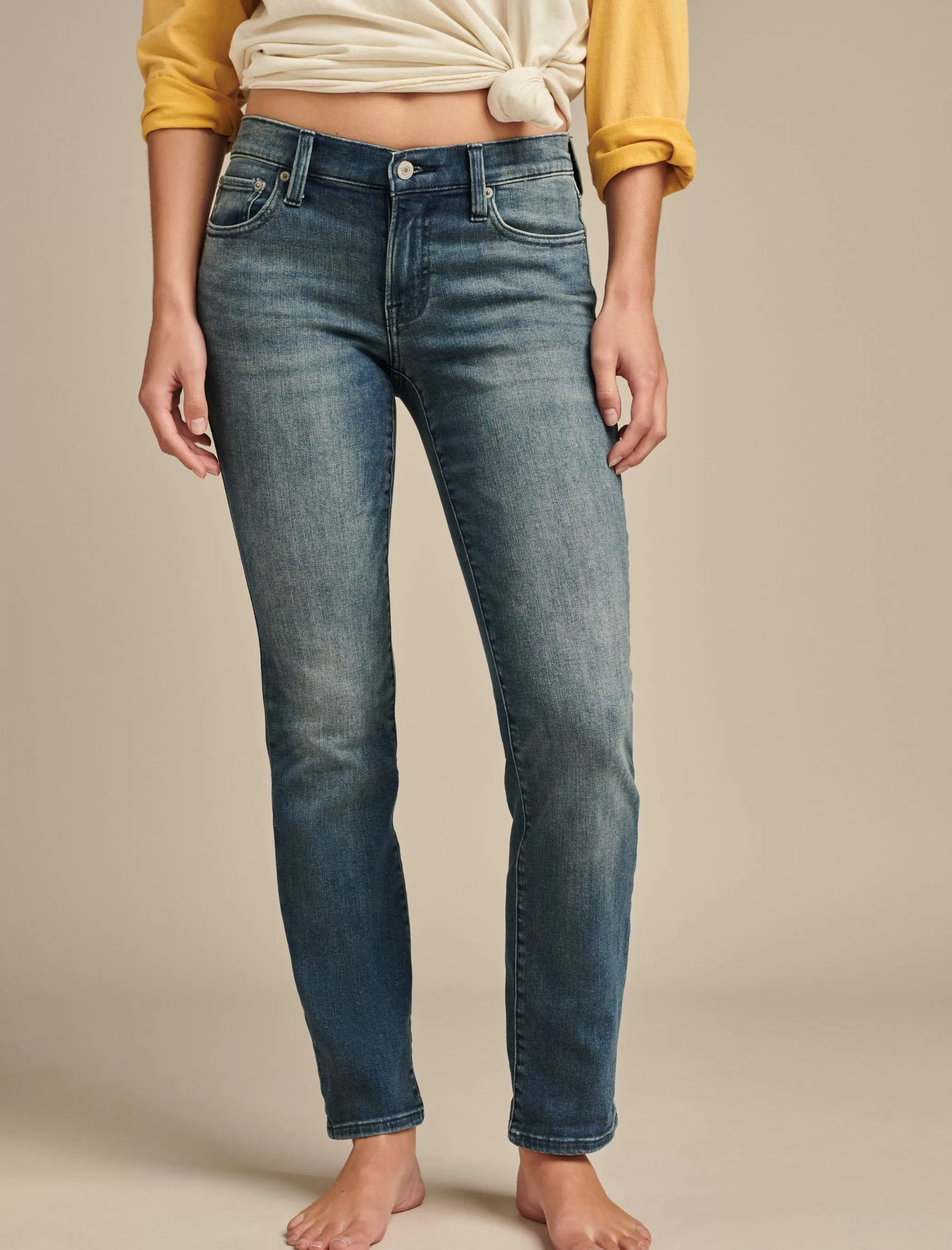 Lucky Brand Jeans | Straight*mid rise sweet straight gemini