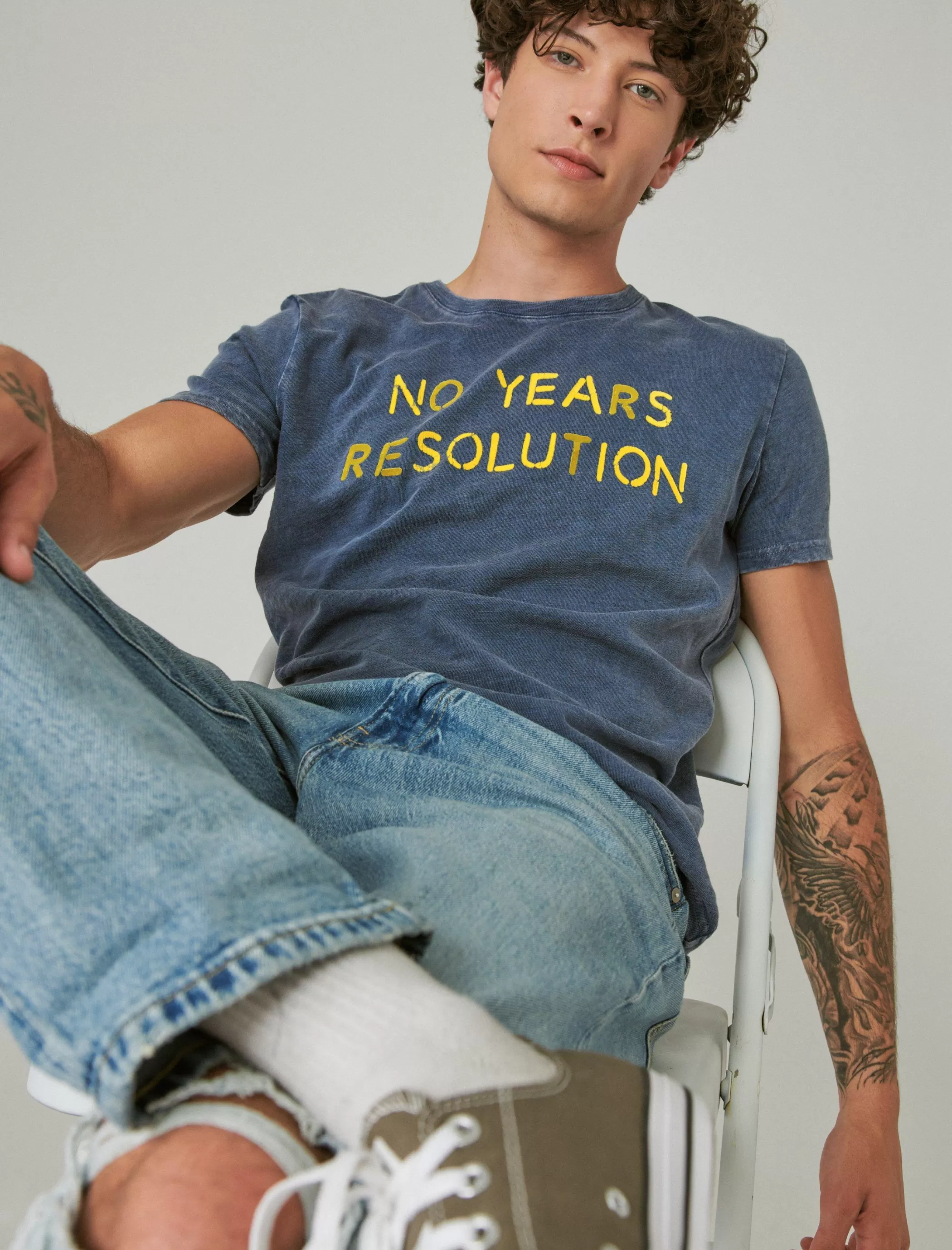 Lucky Brand Graphic Tees*no years dress blues