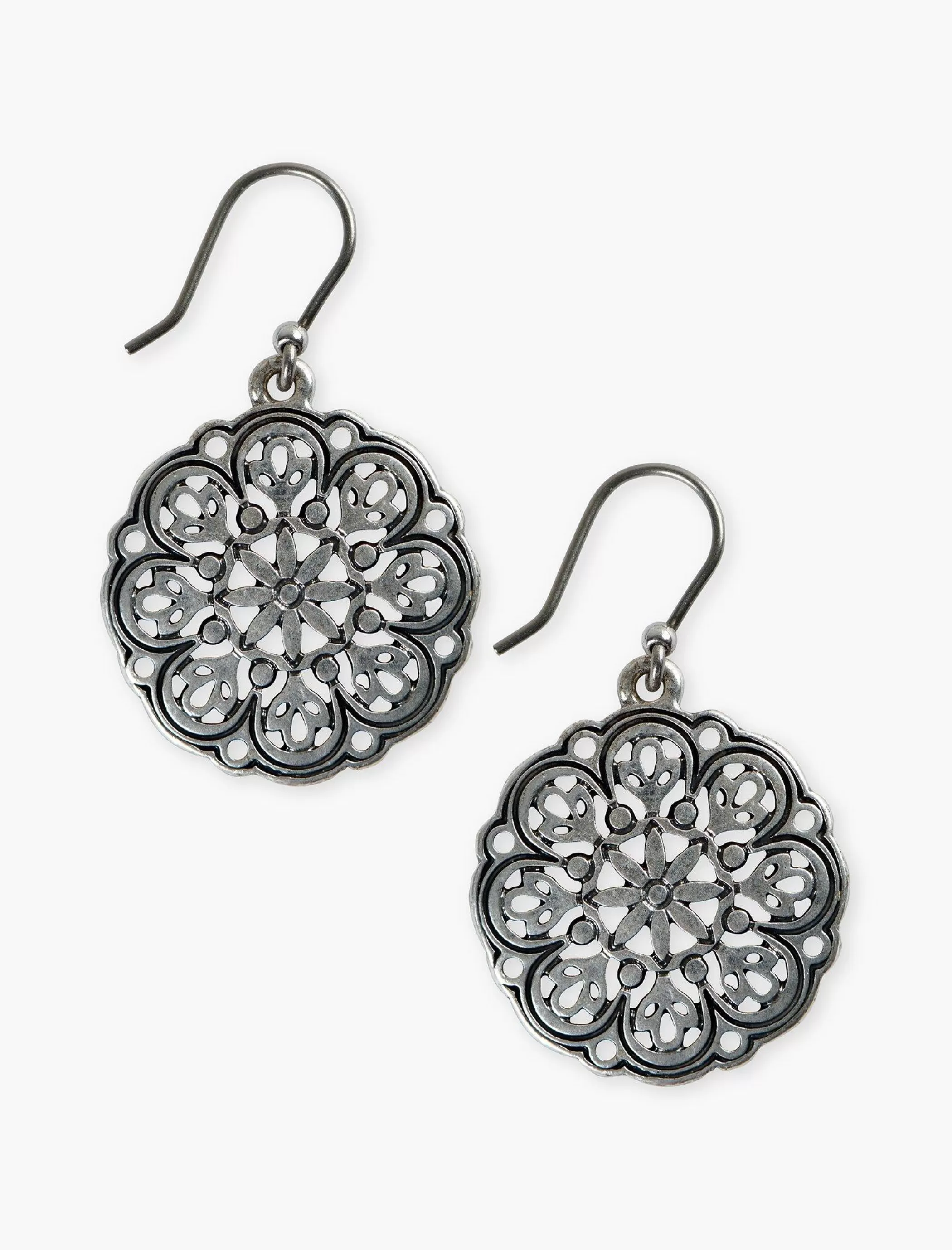 Lucky Brand Jewelry*openwork drop earring silver