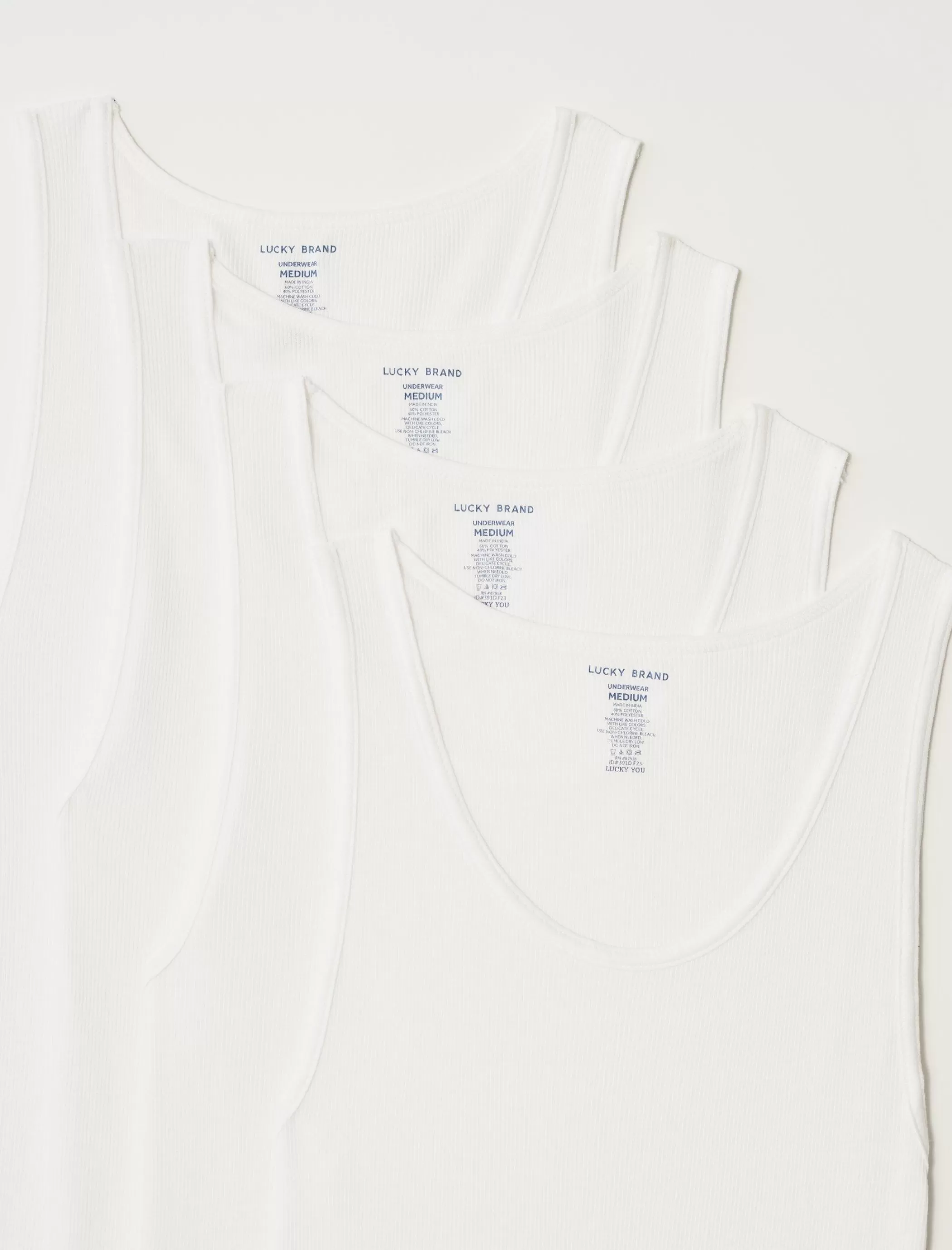 Lucky Brand Underwear & Sleepwear | Loungewear*4 pack a-shirt tank tops white