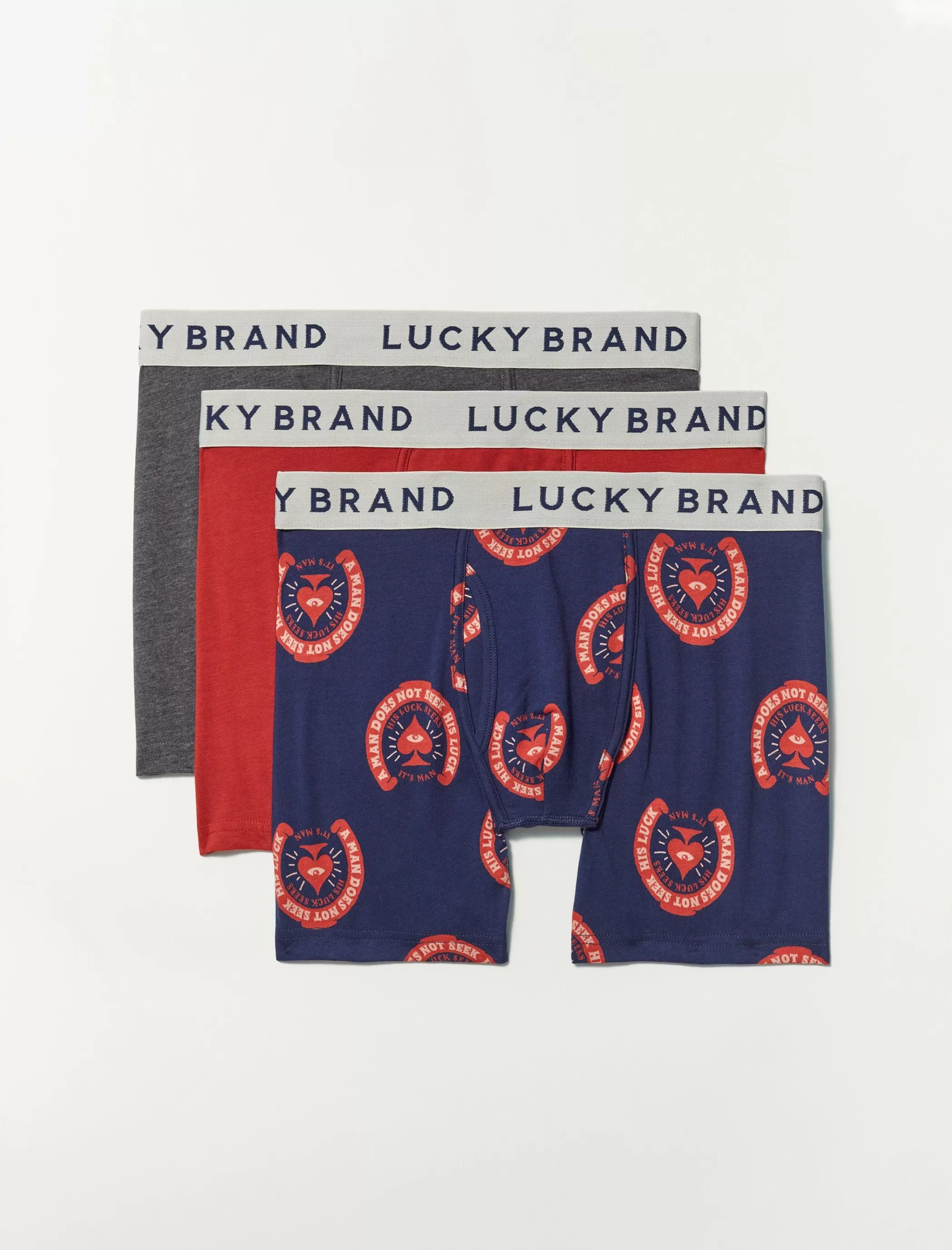 Lucky Brand Underwear & Sleepwear | Loungewear*3 pack stretch boxer briefs multi