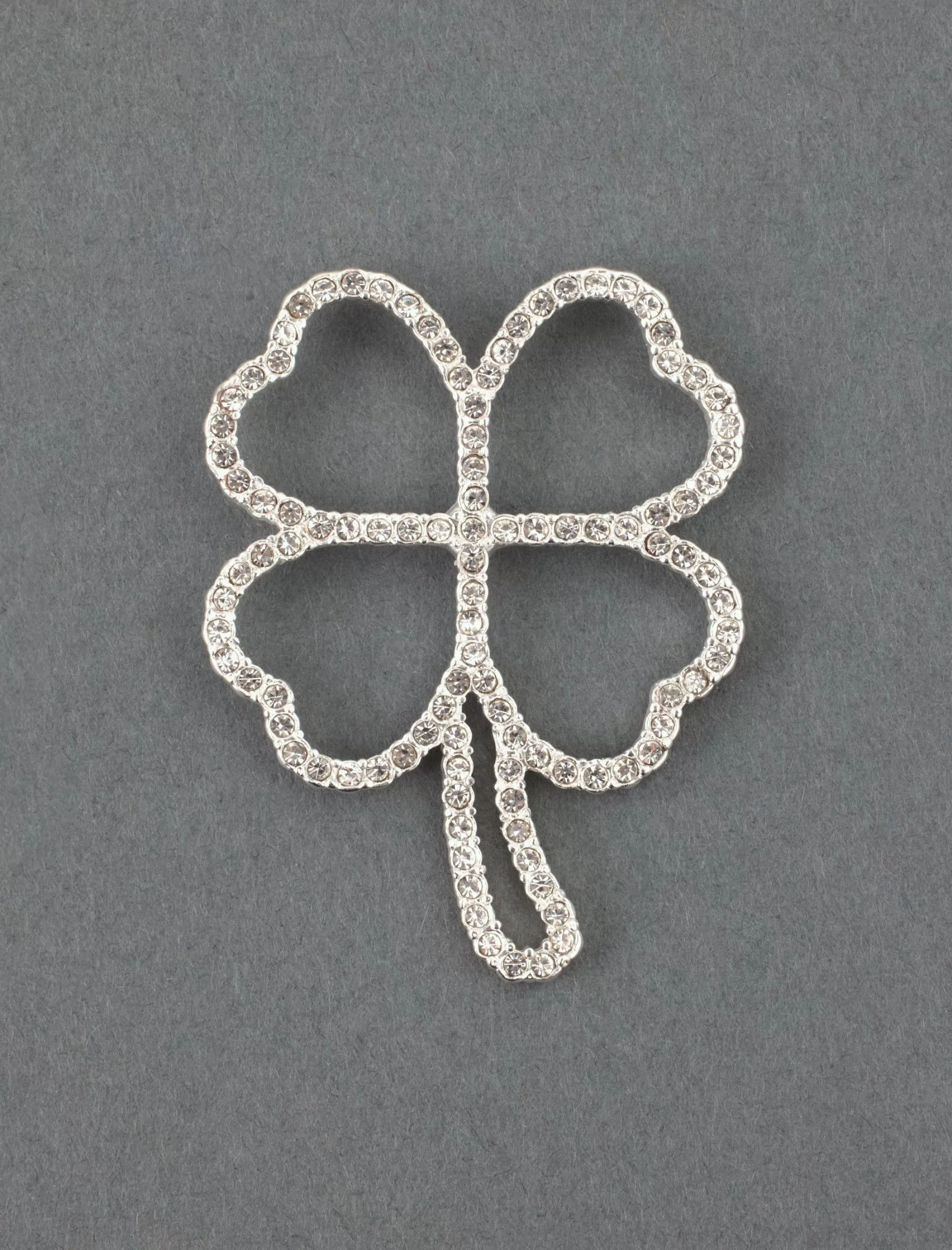 Lucky Brand Jewelry*pave brooch silver