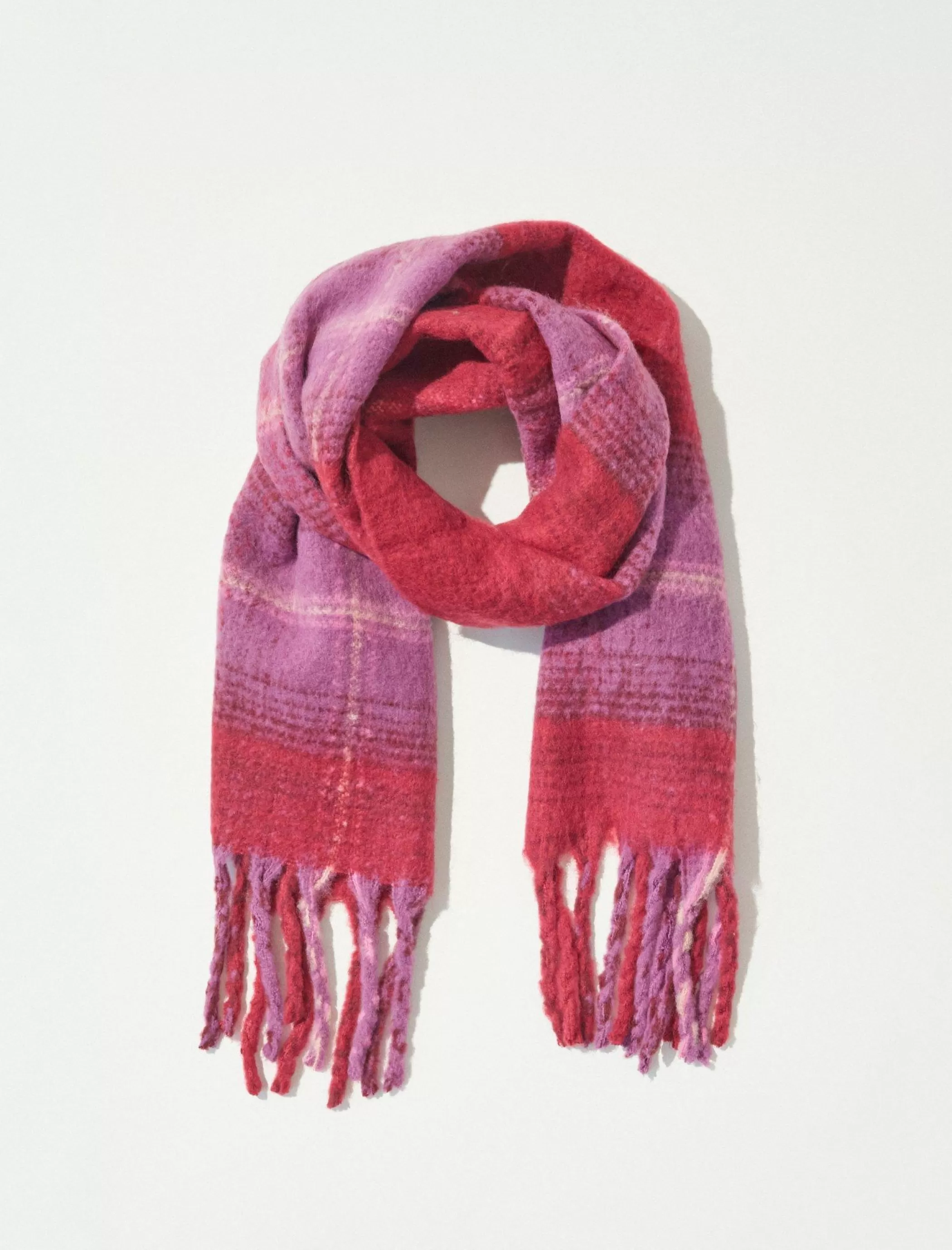 Lucky Brand Scarves & Bandanas*plaid blanket scarf pink combo