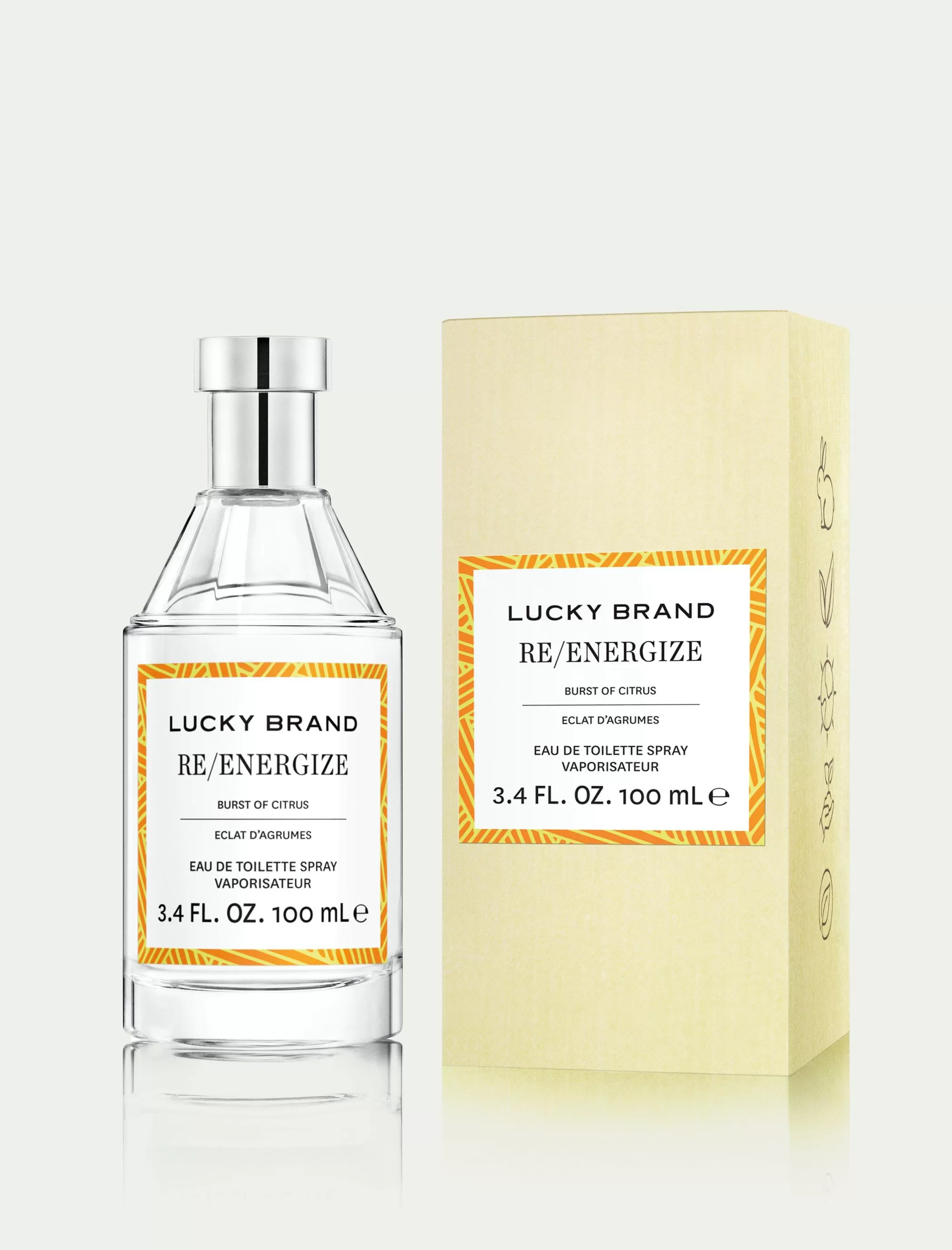 Lucky Brand Fragrance*re/energize 100 ml / 3.4 fl oz edt spray multi