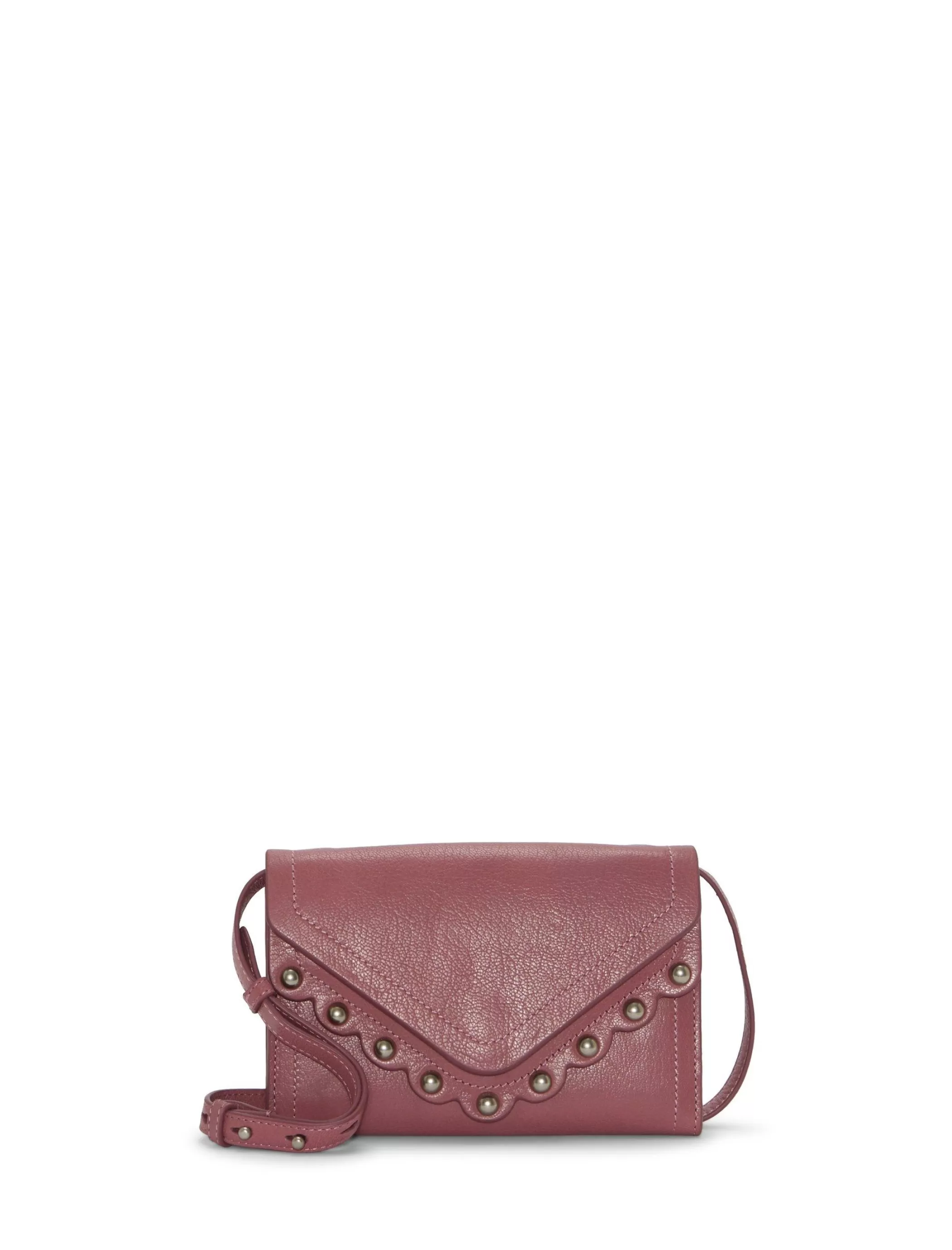 Lucky Brand Handbags*ruth scalloped crossbody bag dark pink