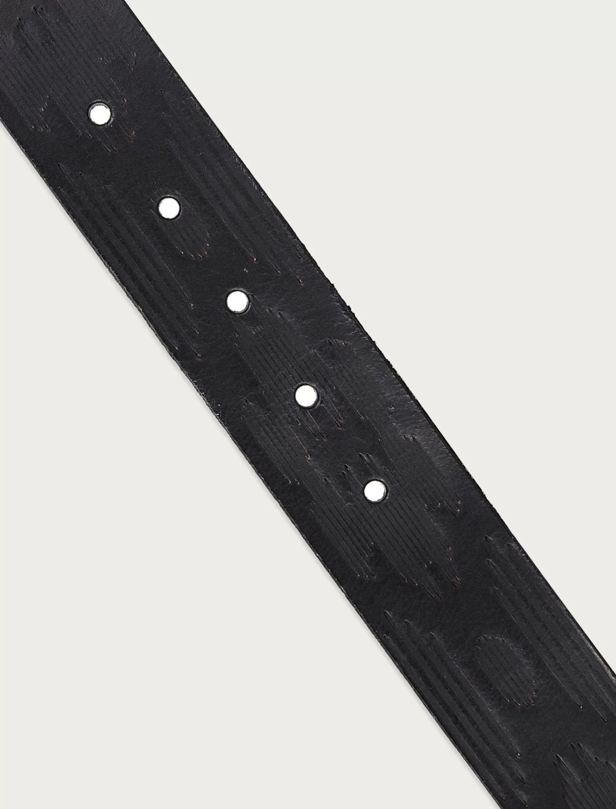 Lucky Brand Belts*southwest embossed leather belt black