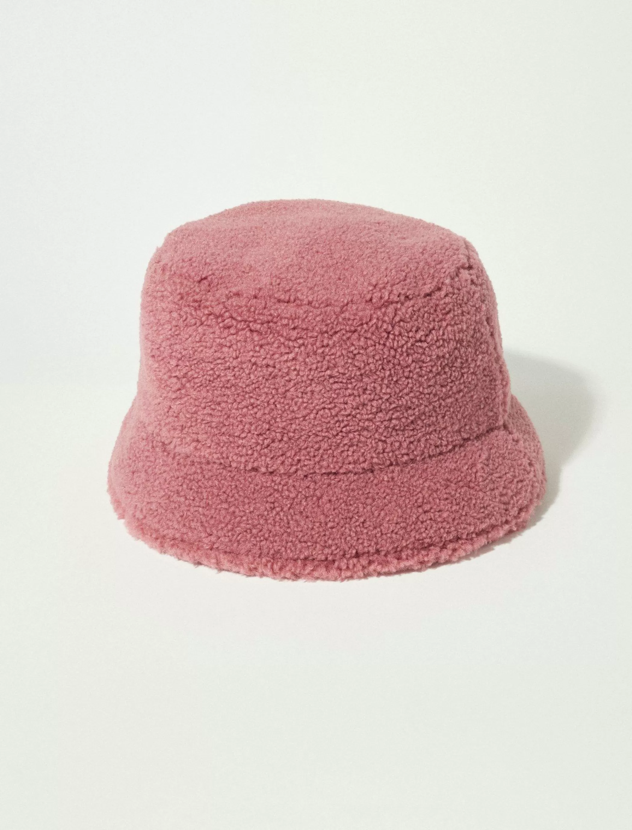 Lucky Brand Hats*teddy bucket hat dark pink