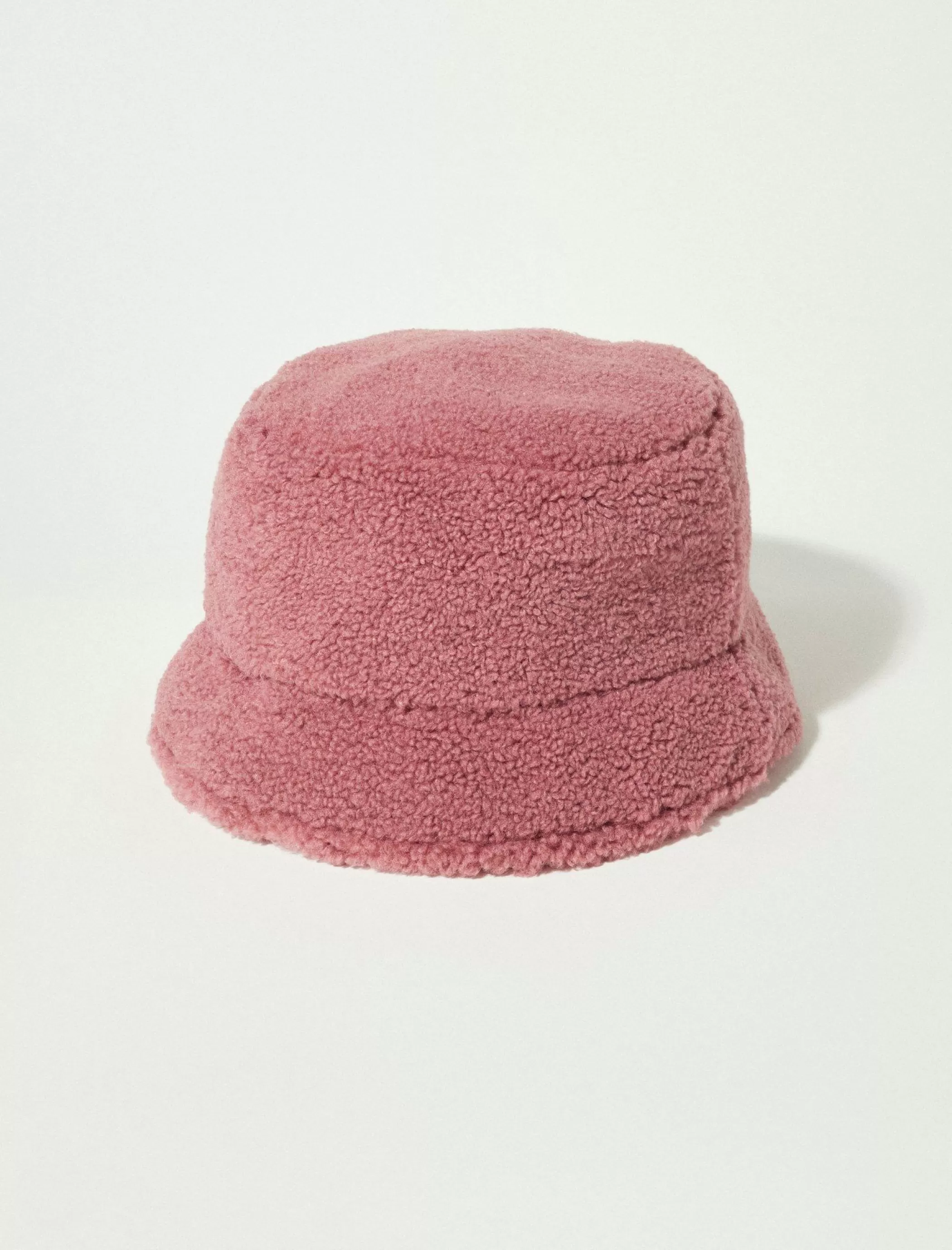 Lucky Brand Hats*teddy bucket hat dark pink