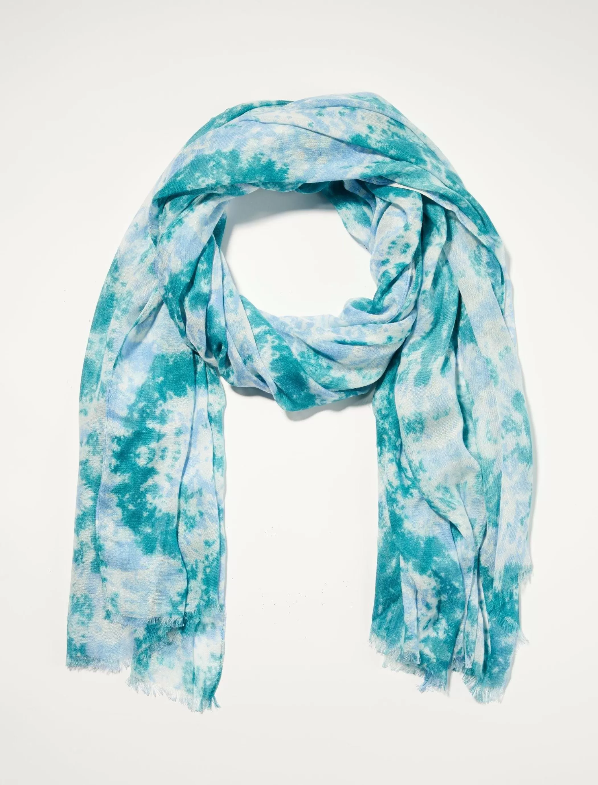 Lucky Brand Scarves & Bandanas*tie dye scarf dark green