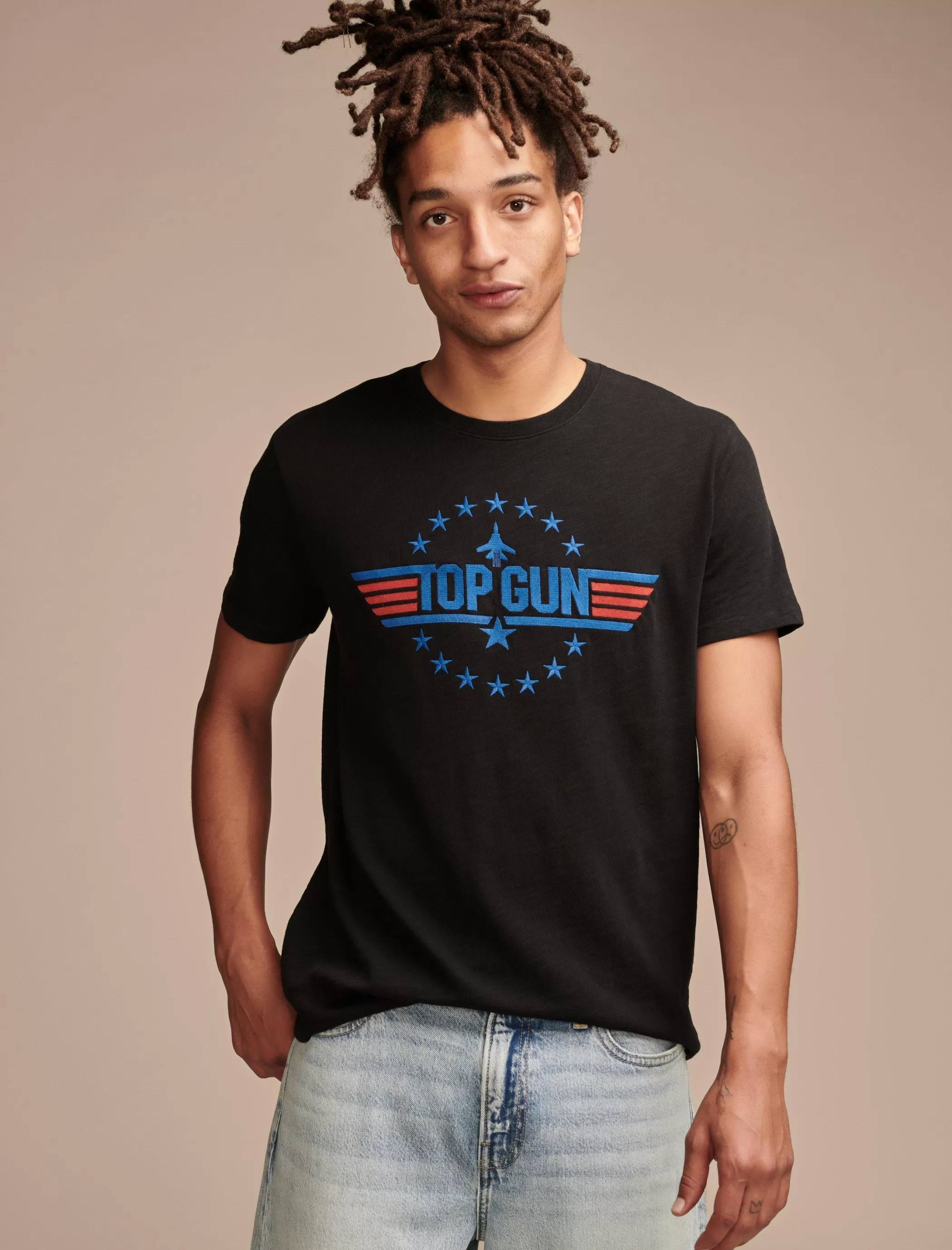 Lucky Brand Graphic Tees*top gun logo jet black