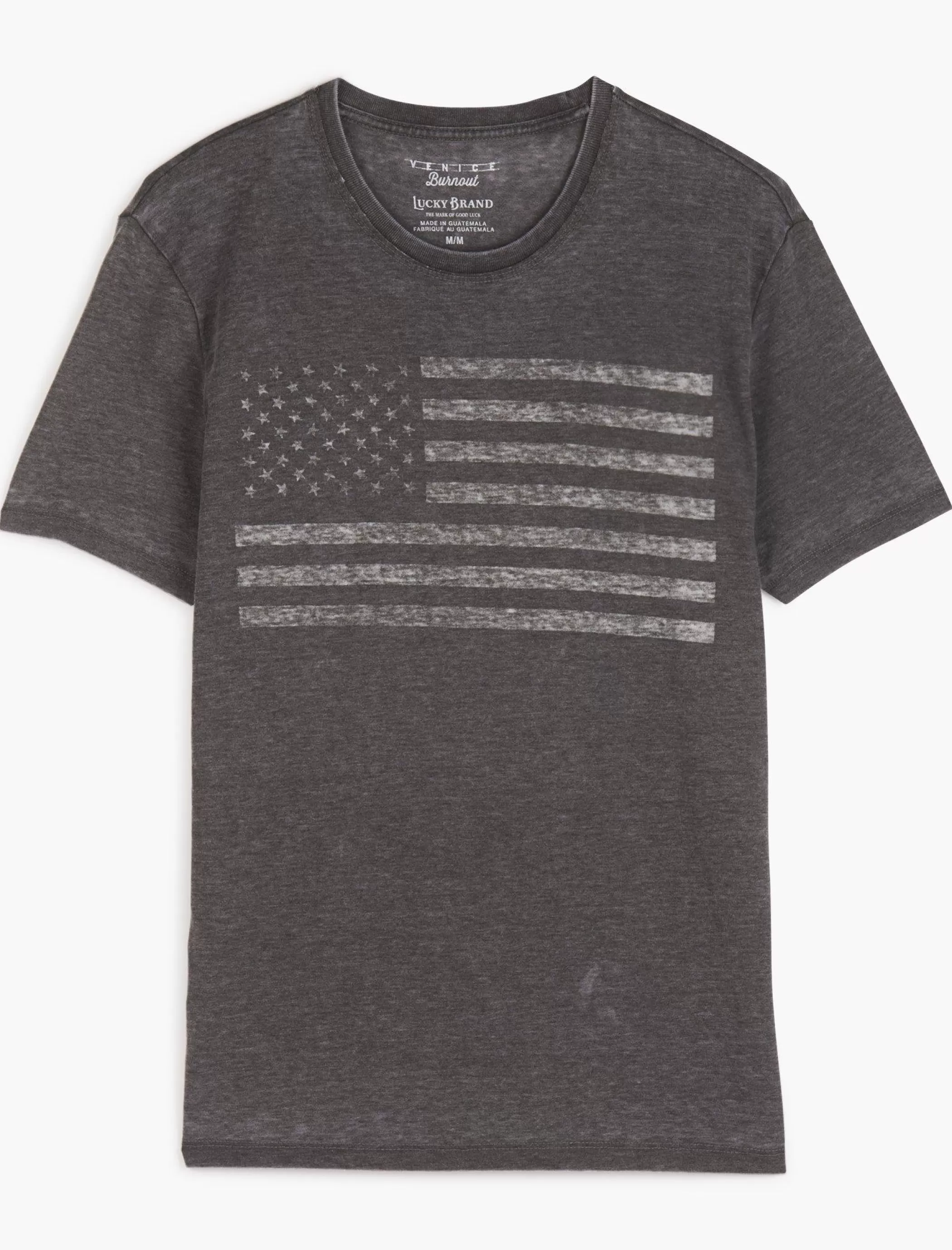 Lucky Brand Graphic Tees*usa flag tee black mountain