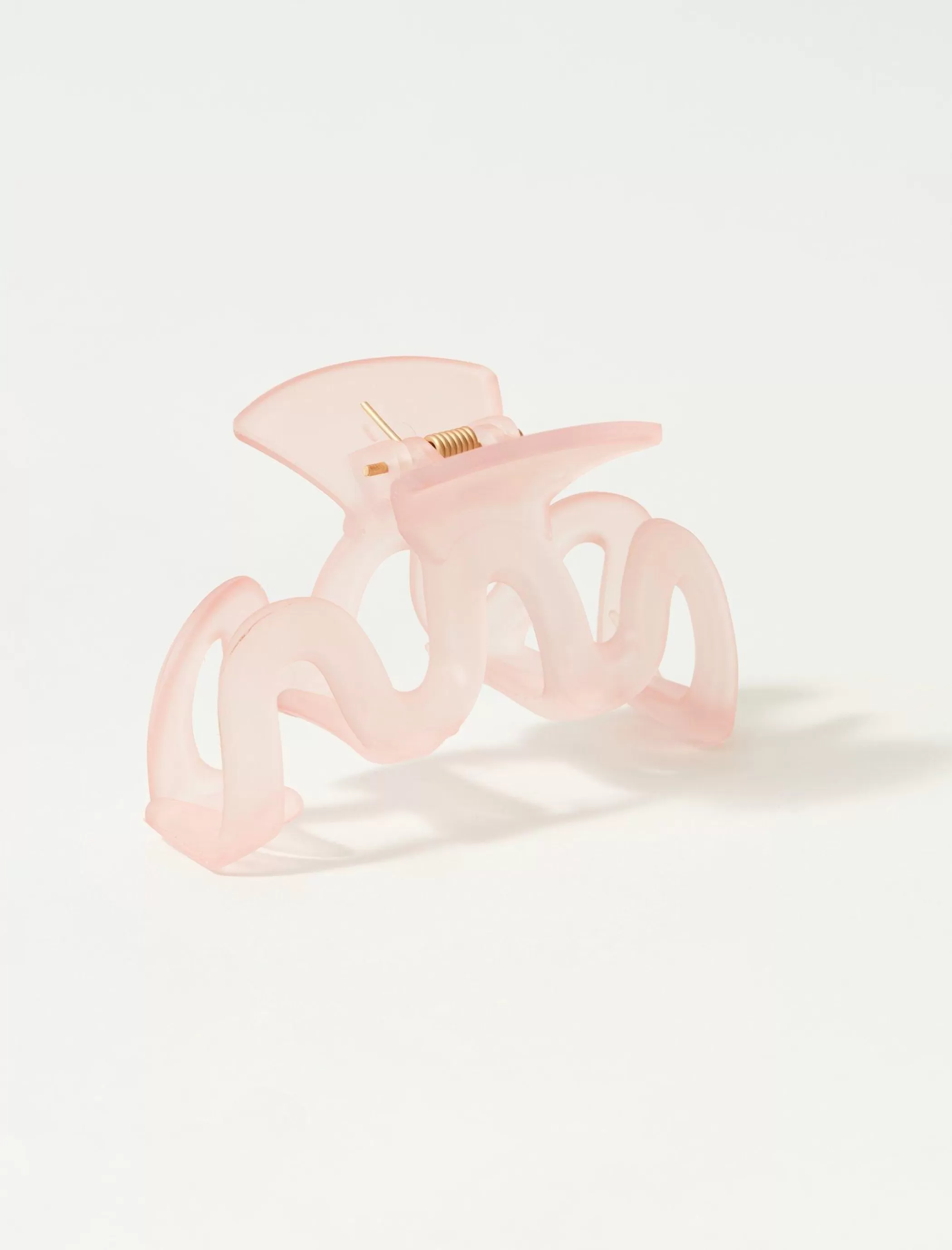 Lucky Brand Hair Accessories*wavy claw light pink